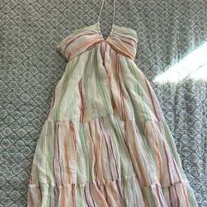 Colorful Striped Summer Dress